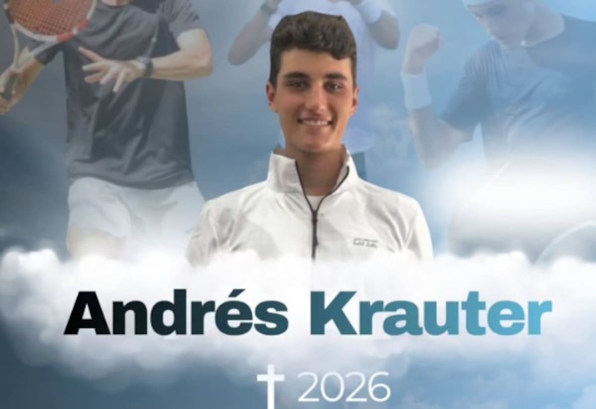 El fallecimiento del joven tenista Andrés Krauter, hijo de la exreina Irene Ferreira, se suma a las dolorosas pérdidas que deja el sismo del 24 de junio en el estado La Guaira.