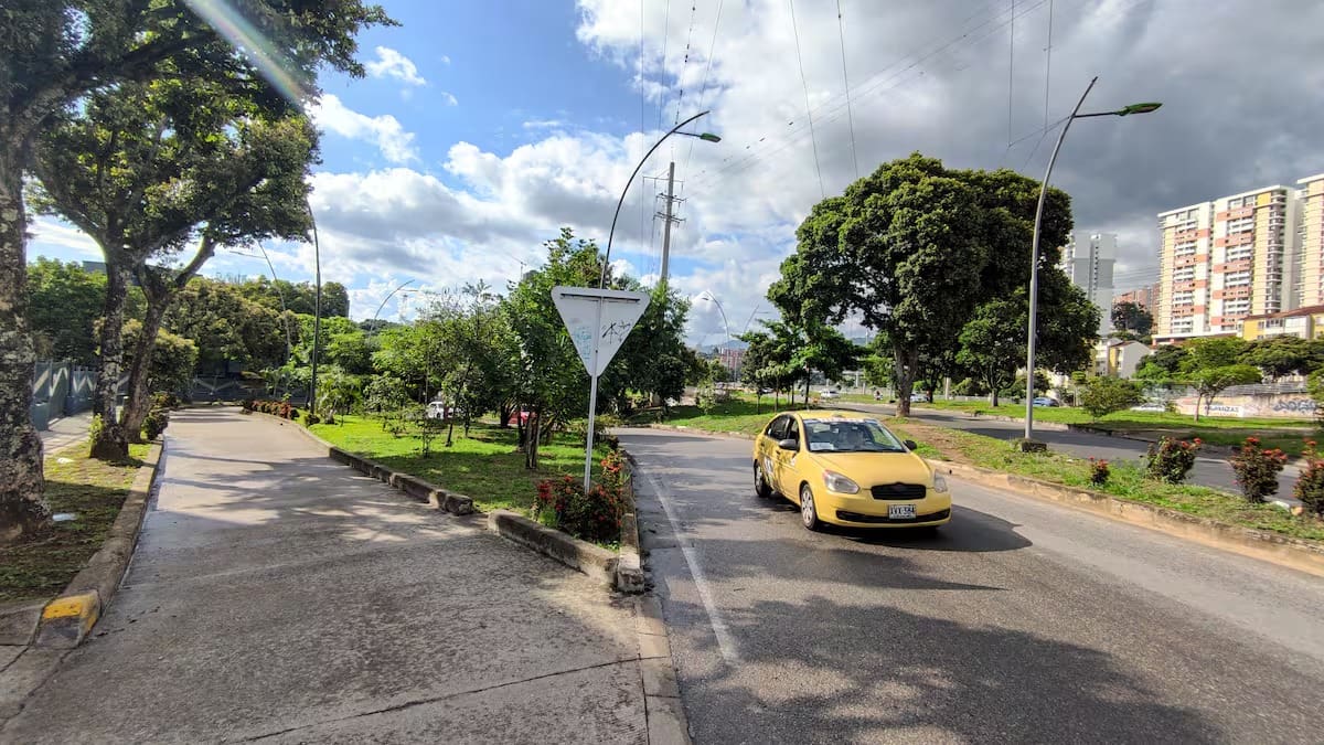 En este punto se construiría la solución vial en el barrio Diamante II de Bucaramanga.
