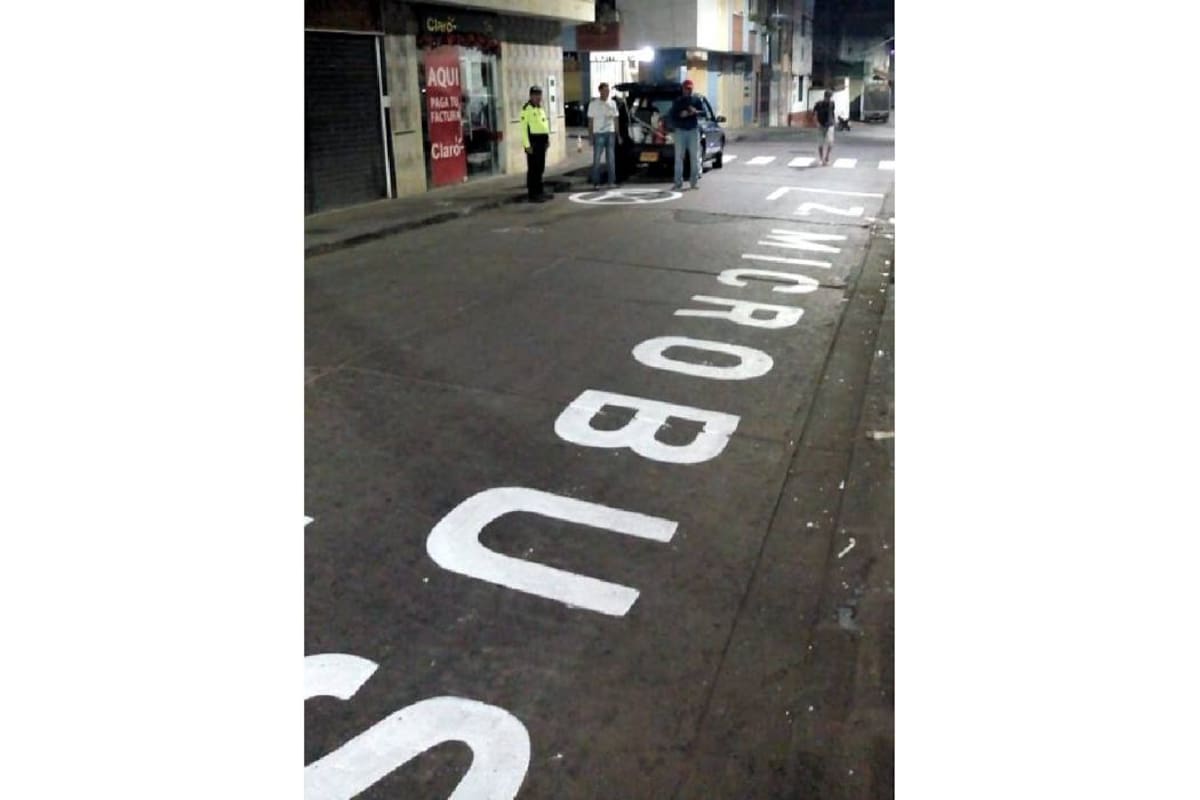 Las autoridades de tránsito municipal piden la colaboración de los conductores de vehículos particulares, para dejar libres las bahías demarcadas para el servicio público. (Foto: Suministrada / VANGUARDIA LIBERAL)