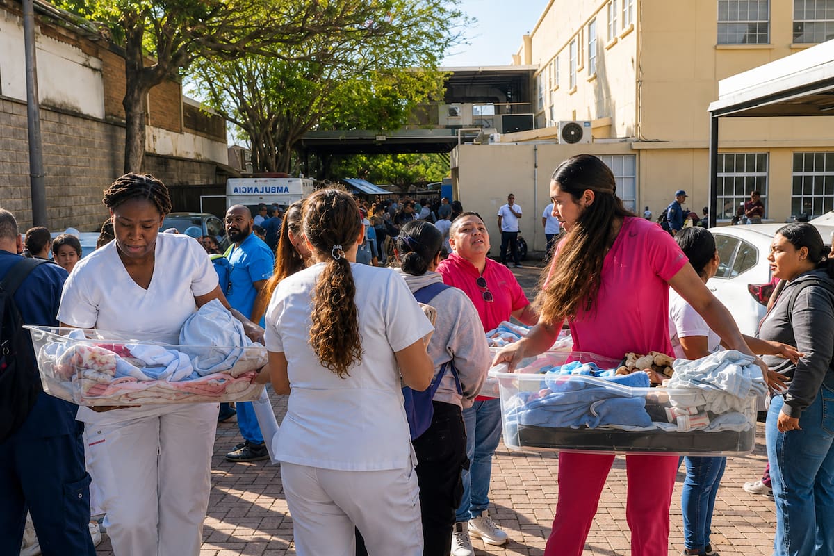 Enfermeras del Hospital Universitario del Valle en Cali cuidaron de 36 bebés durante el terremoto.