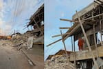 Así quedó la casa de una reconocida periodista en Quibdó tras el terremoto