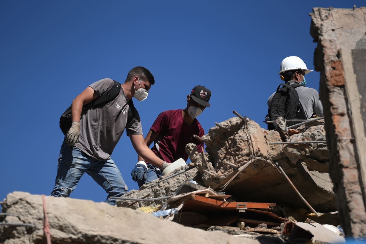 Terremoto de 7,4 en Colombia. // Foto: EFE/ Ernesto Guzmán Jr.