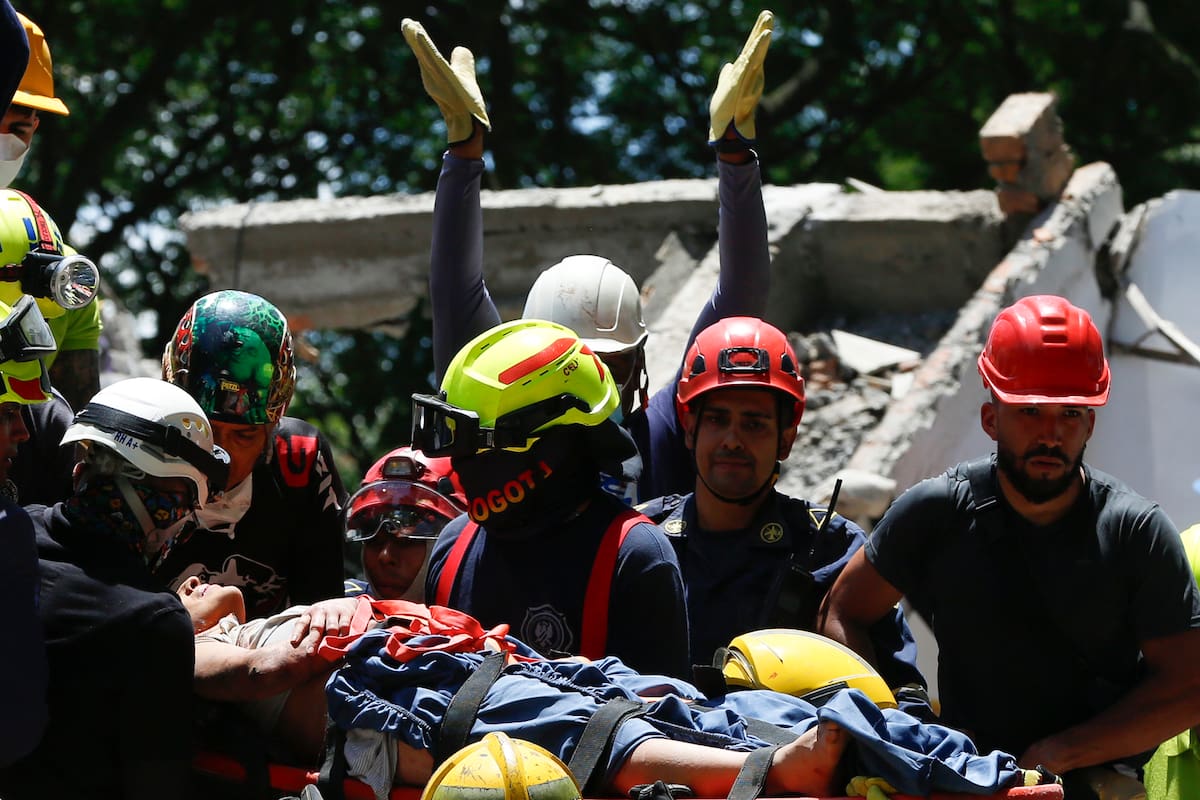 Terremoto de 7,4 en Colombia. // Foto: EFE/ Ernesto Guzmán.
