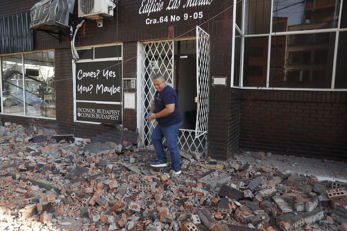 Terremoto de 7,4 en Colombia. // EFE