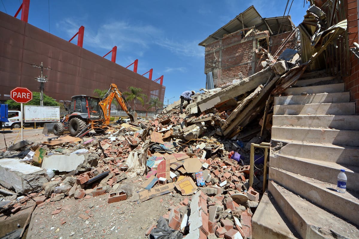 El terremoto dejó afectaciones en numerosas edificaciones en las regiones afectadas. // Foto: Jorge Orozco/El País/Colprensa.