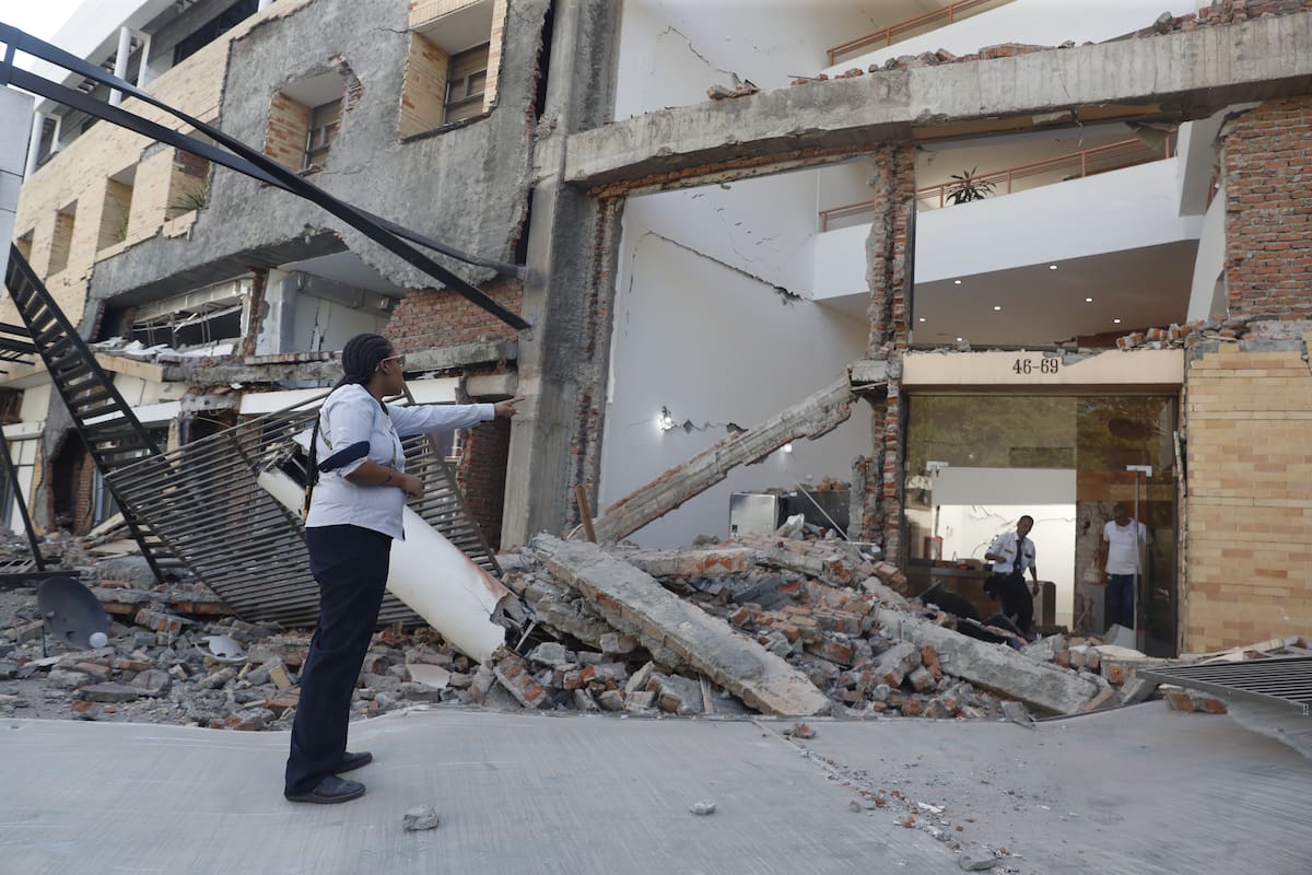 Terremoto en Colombia. // Foto: EFE/ Ernesto Guzmán.