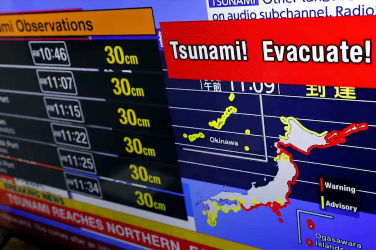 El terremoto se registró en el norte de Japón este lunes.
Foto: EFE.
