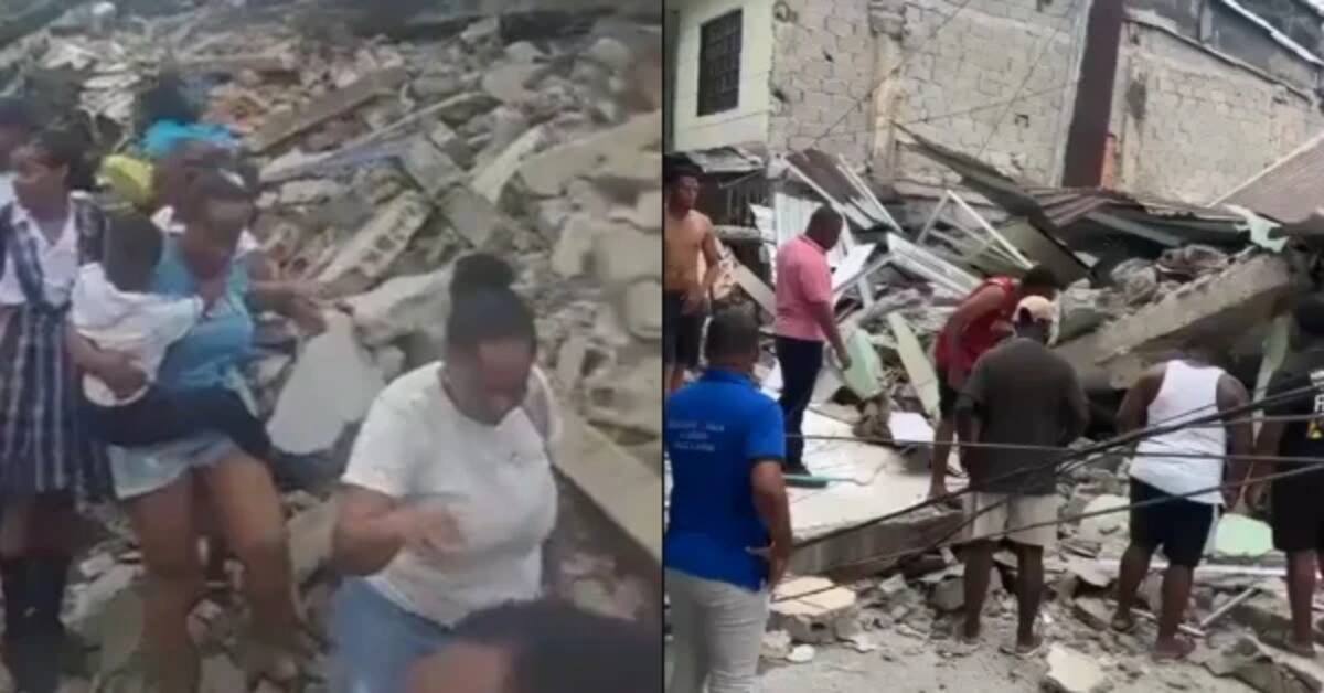 El terreno en una zona rural de San José del Palmar, Chocó, presentó movimientos y grietas durante el terremoto de magnitud 7.4.