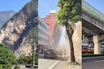 Videos: derrumbes, colapso de edificios y alerta de tsunami tras terremoto de 7.7 en Taiwán