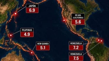 Seis grandes terremotos sacudieron al mundo en menos de 24 horas; Venezuela enfrenta la peor emergencia