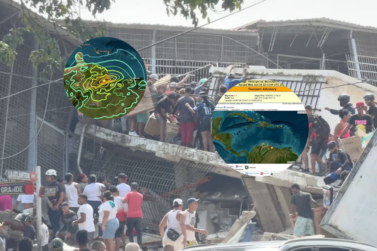 La naturaleza golpeó con fuerza extrema al territorio venezolano en lo que ya se clasifica como una de las crisis sismológicas más severas de su historia moderna con dos terremotos este miércoles 24 de junio de 2026.