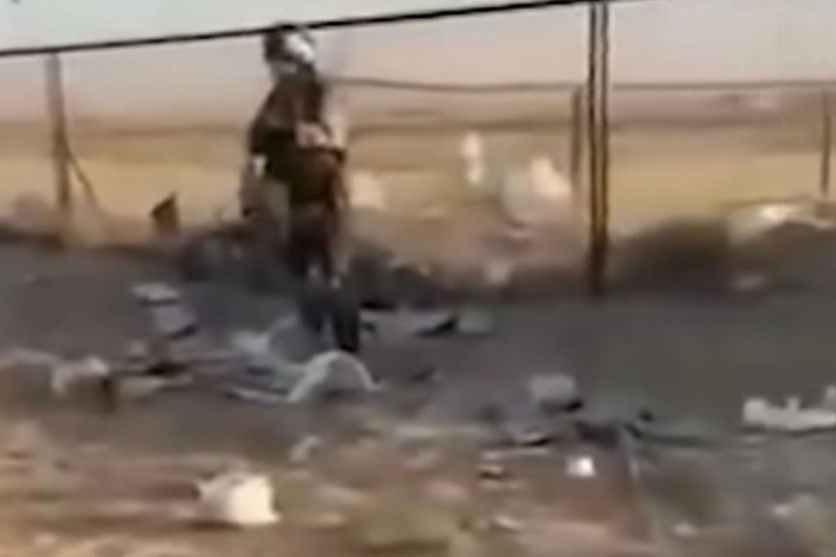 El piloto del caza F-15 estadounidense fue captado en video tras eyectarse en territorio kuwaití, en medio de la tensión regional.
Foto tomada de: Pantallazo de video en redes