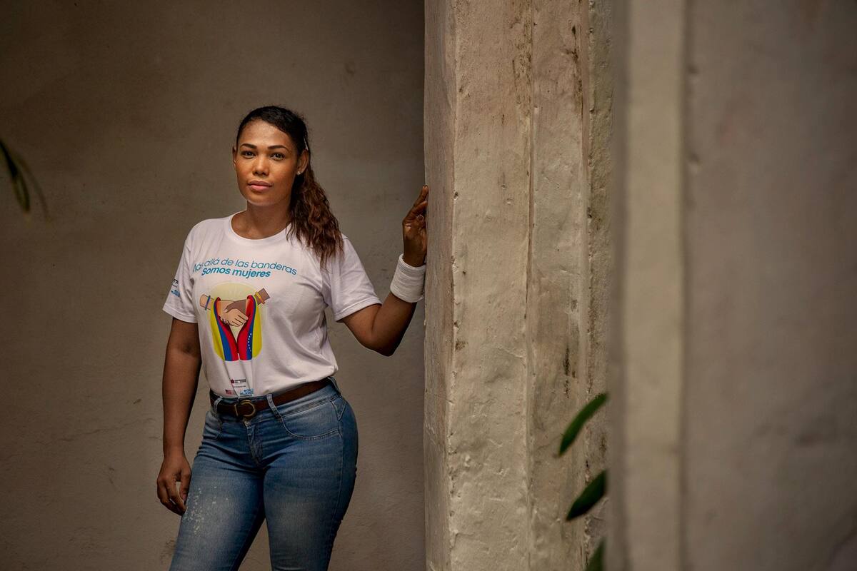 Andry Carrasquilla lidera y es la creadora de AC Design, un emprendimiento de diseño y decoración de espacios interiores. Foto: Tico Angulo para Onu Mujeres/VANGUARDIA.