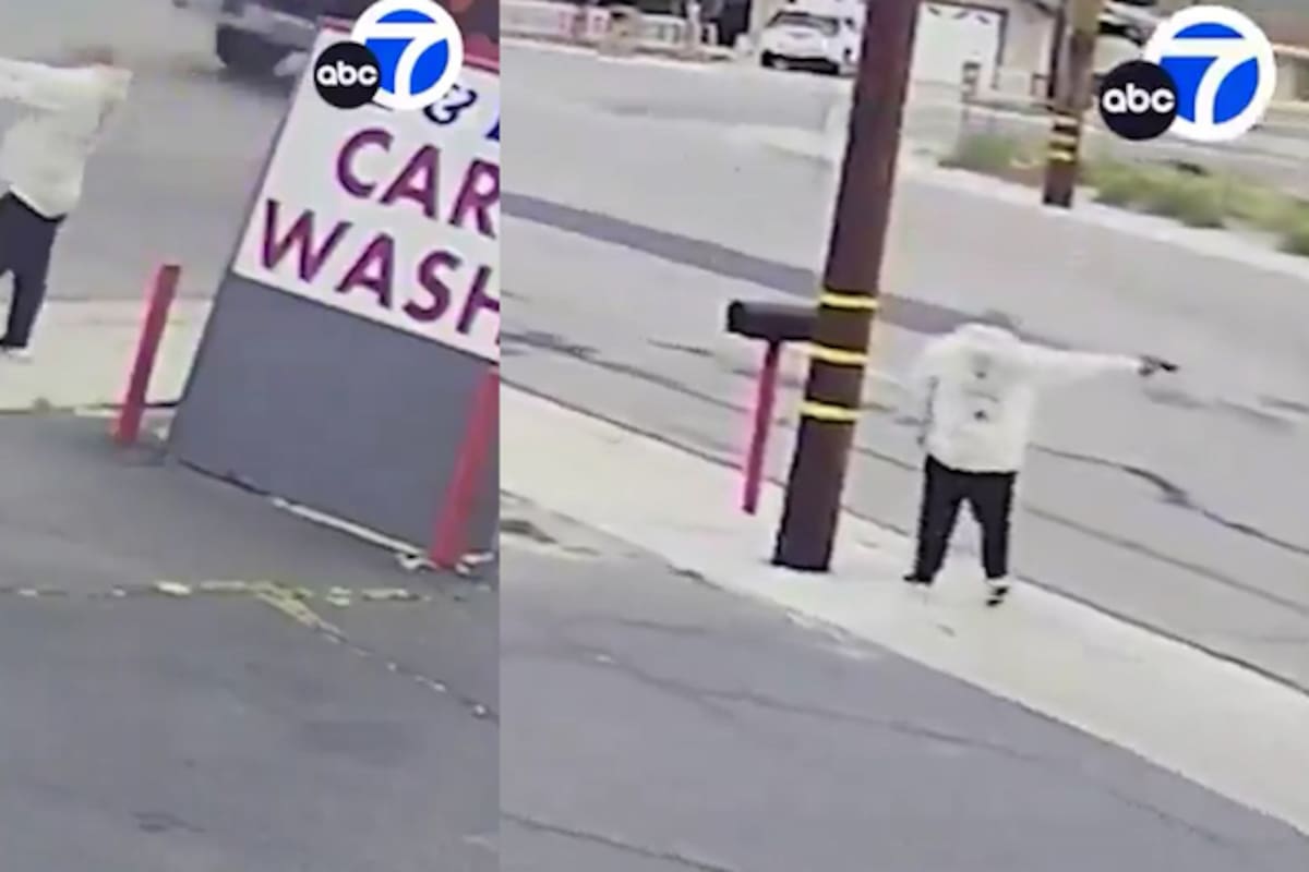 Un hombre comienza a dispara a autos al azar y mata un padre que iba con sus hijos en California. Captura de video / VANGUARDIA