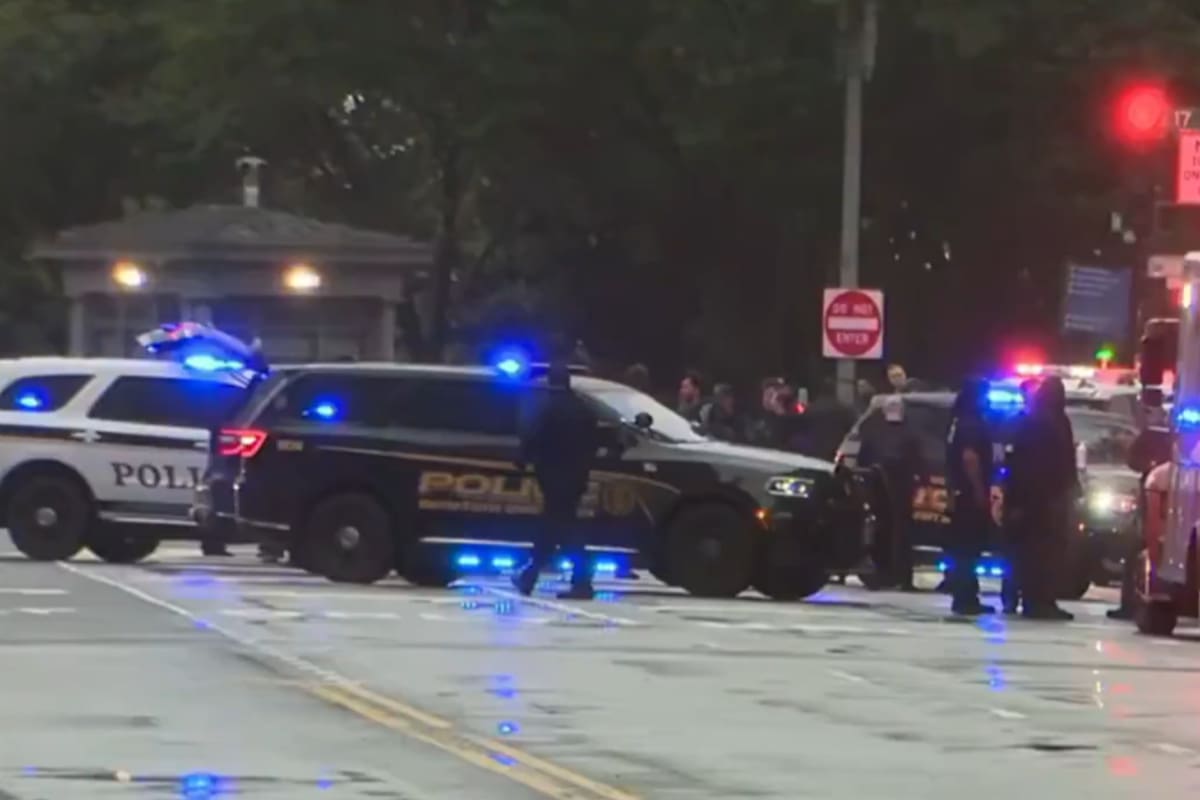 Dos personas heridas en balacera cerca de la Casa Blanca.
Foto: captura de video.