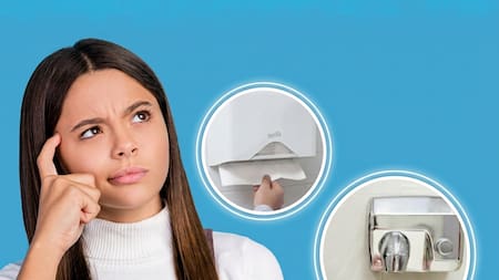 ¿Es mejor usar toallas de papel que secadores de manos? Esto dicen los estudios