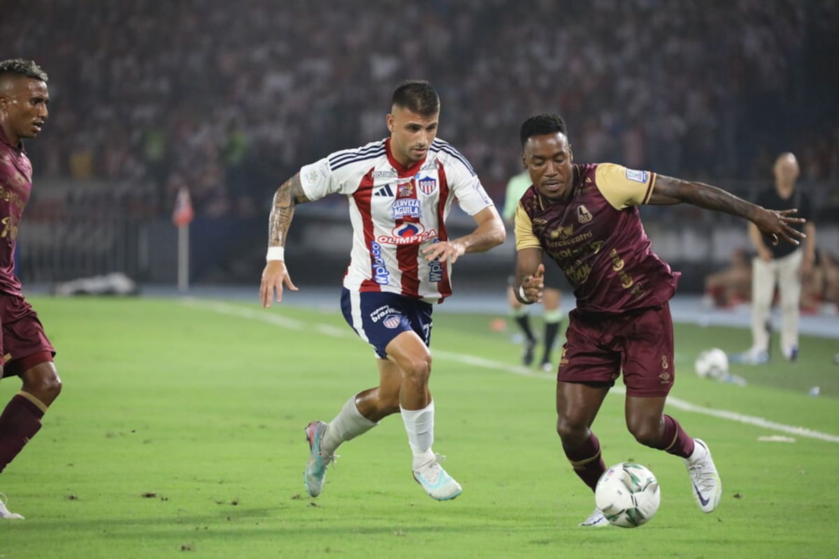 Deportes Tolima intentará remontar un marcador adverso de 3-0 frente a Junior, en la final de la Liga BetPlay II de 2025. Foto: Colprensa.