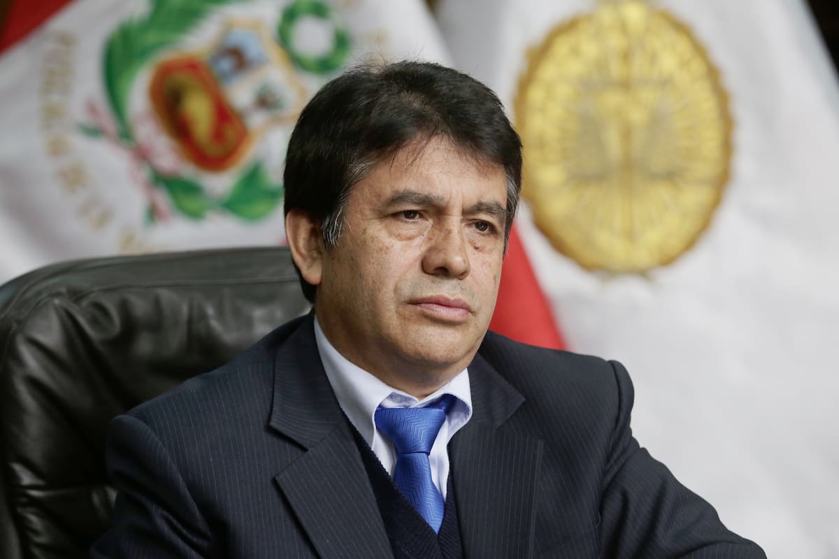 El fiscal general interino de Perú, Tomás Gálvez. Foto: EFE