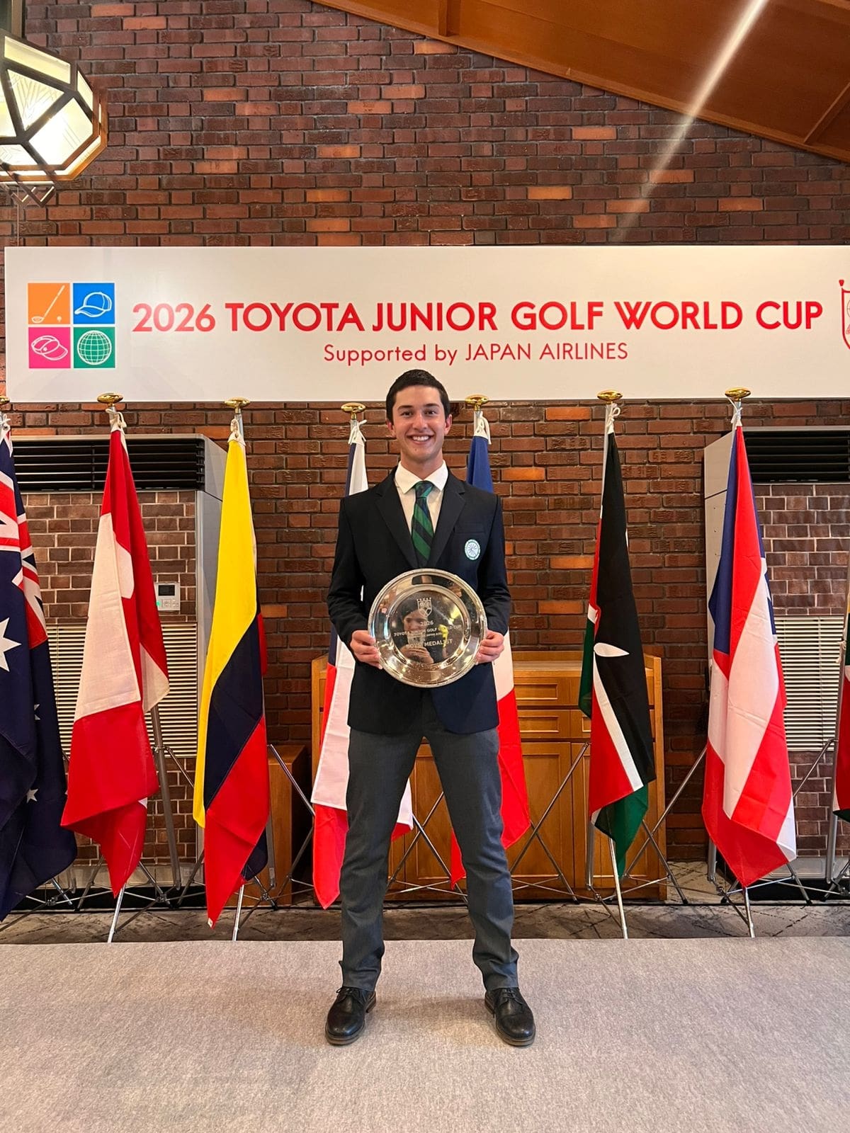 Tomás Restrepo hace historia para Colombia: bicampeón mundial juvenil de golf tras conquistar nuevamente Japón. Foto: Fedegolf