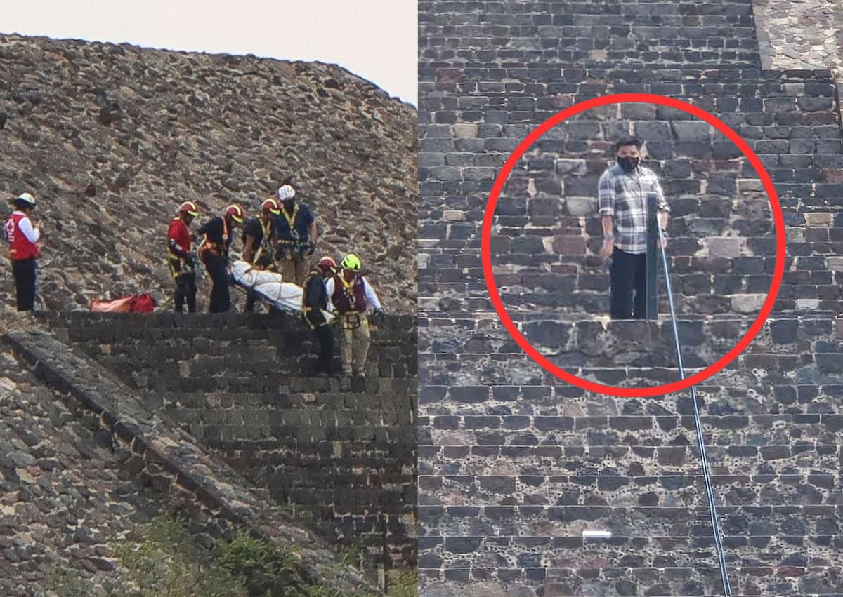 Fotografía que muestra al autor de un tiroteo que dejó al menos dos muertos y 13 extranjeros lesionados en la zona arqueológica de Teotihuacán (centro de México). //EFE/ Rastreo de Redes.