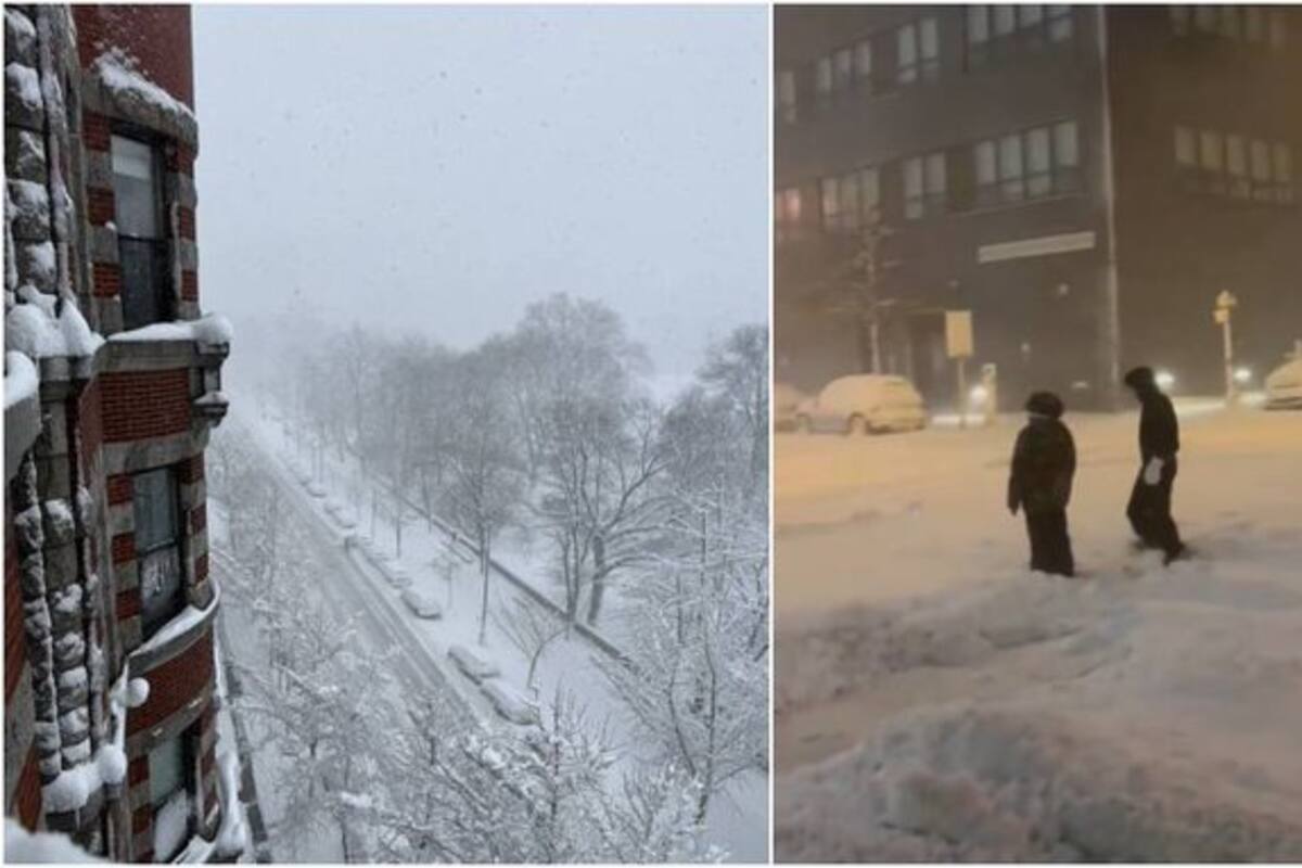 Nueva York se detiene por una tormenta que roza récords de nieve.