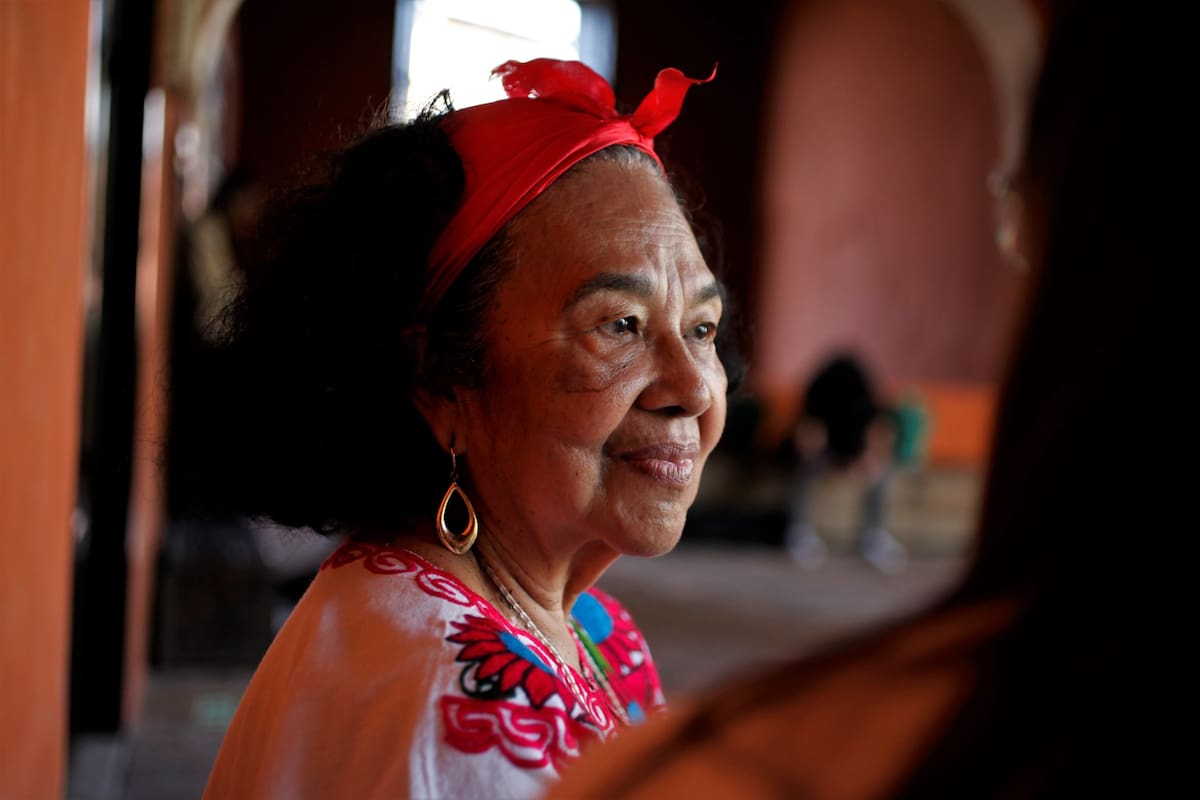 Totó la Momposina, una de las máximas exponentes de la música tradicional del Caribe y referente de ritmos como la cumbia y el bullerengue, murió a los 85 años. // Foto: archivo El Universal