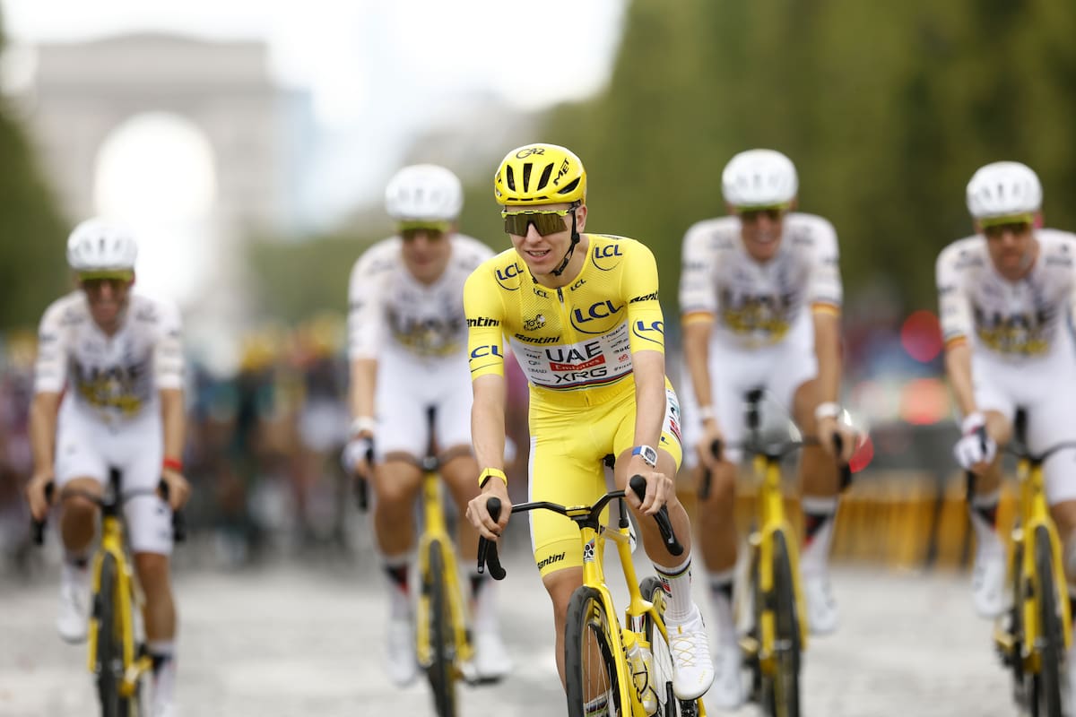 Tadej Pogacar es el rey del Tour. EFE/EPA/YOAN VALAT