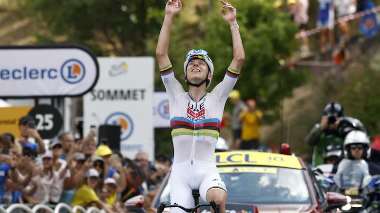 Tadej Pogačar destrozó el Tour de Francia en los Pirineos: así quedaron los colombianos tras la exhibición del nuevo líder