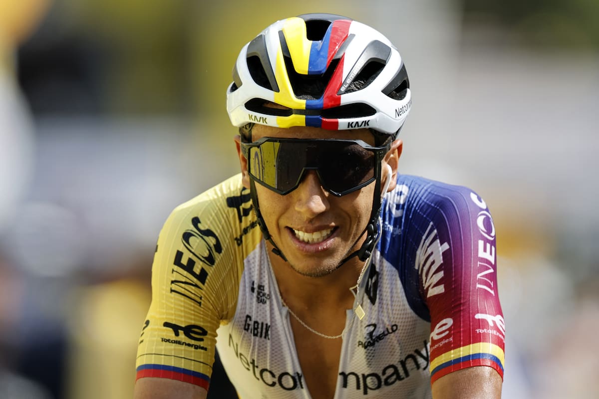 GAVARNIE-GEDRE (France), 09/07/2026.- Colombian cyclist Egan Bernal of Netcompany Ineos Cycling Team crosses the finish line of Stage 6 of the Tour de France, a 186.2 km route from Pau to Gavarnie-Gedre, France, 09 July 2026. (Ciclismo, Francia) EFE/EPA/GUILLAUME HORCAJUELO