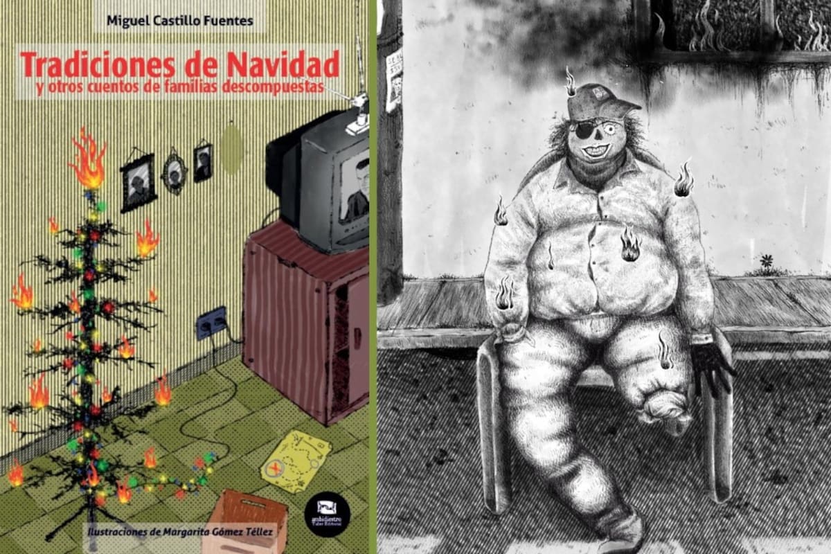 Tradiciones de Navidad y otros cuentos de familias descompuestas, nueva obra de Miguel Castillo Fuentes. / Piezas suministradas