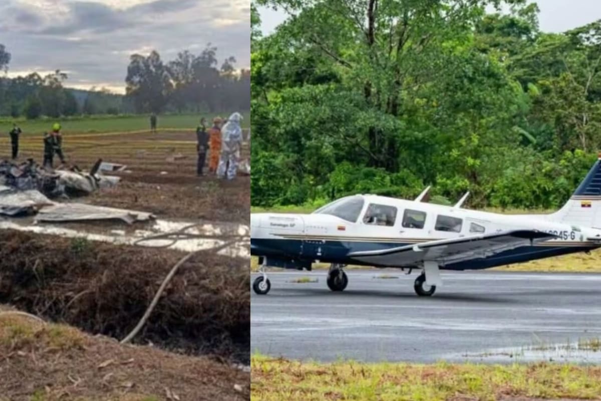 En el Cessna T206 viajaban cinco personas: un piloto y cuatro pasajeros.