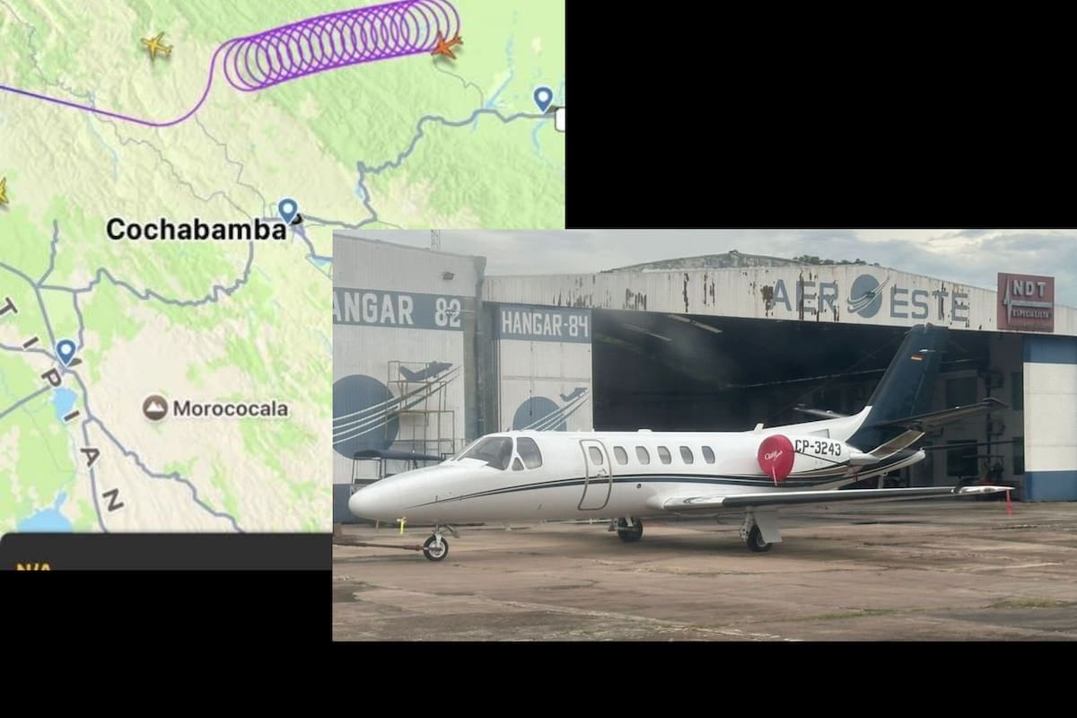 Tragedia aérea en Bolivia, avión se estrelló tras volar en círculos por horas. | Foto: Tomada de X.