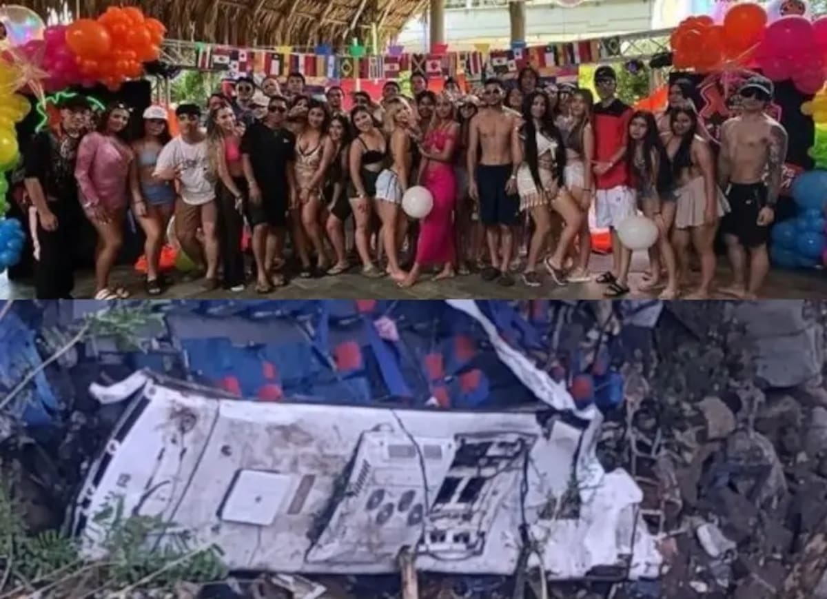 Tragedia en Antioquia deja 17 fallecidos tras caída de vehículo con jóvenes egresados. | Fotos: El Colombiano.
