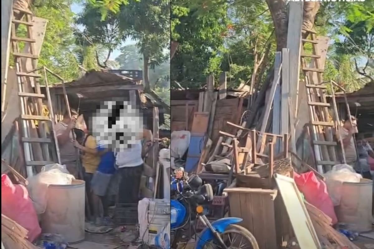 Tragedia en Honduras deja seis fallecidos tras incendio en vivienda precaria. | Foto: Tomada de Video