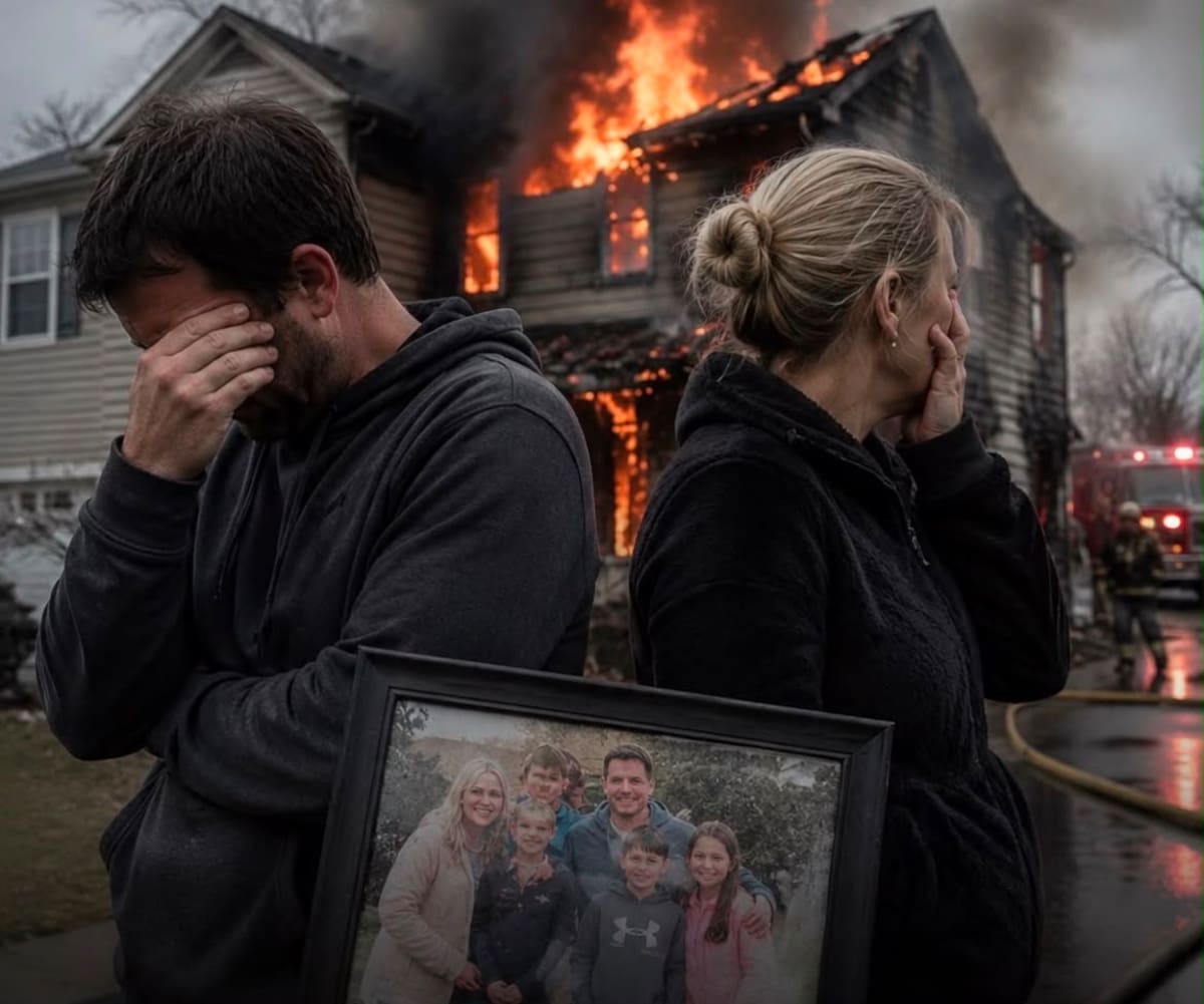 Kristopher Karolkiewicz, de 49 años, disparó a su esposa y a 6 hijos, antes de prender fuego a la casa en Michigan y quitarse la vida.