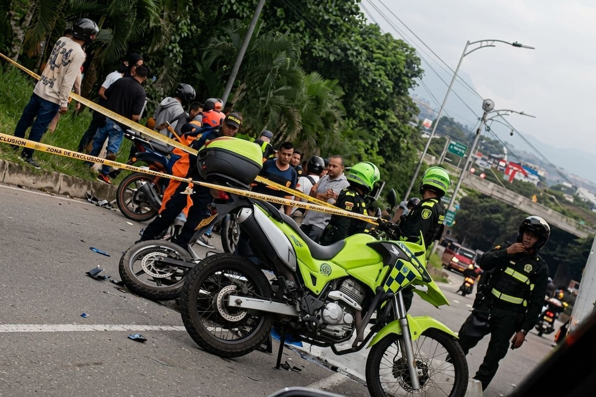 Tragedia vial en Piedecuesta: un muerto tras choque entre motocicletas