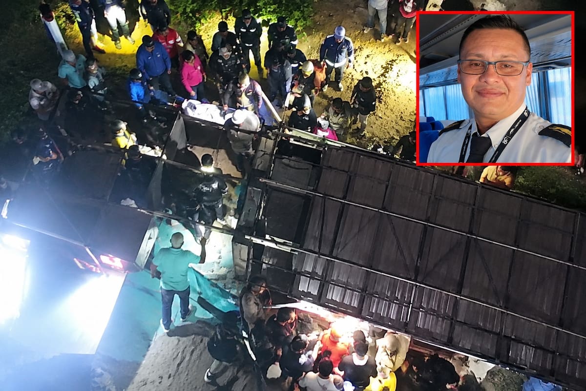 Trágico accidente: conductor bumangués murió y pasajeros resultaron heridos tras caída de bus