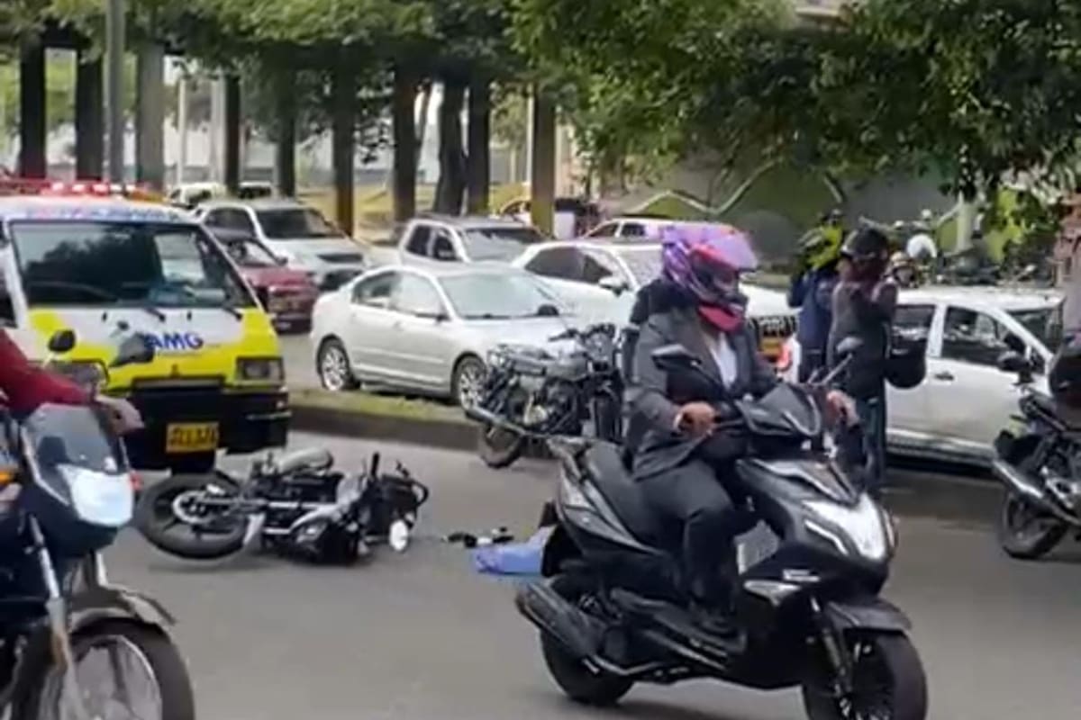 Trágico accidente en la autopista Bucaramanga-Floridablanca: muere otro motociclista