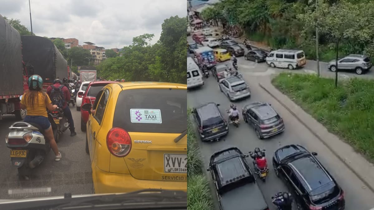 Imágenes de la movilidad entre los municipios del área metropolitana.