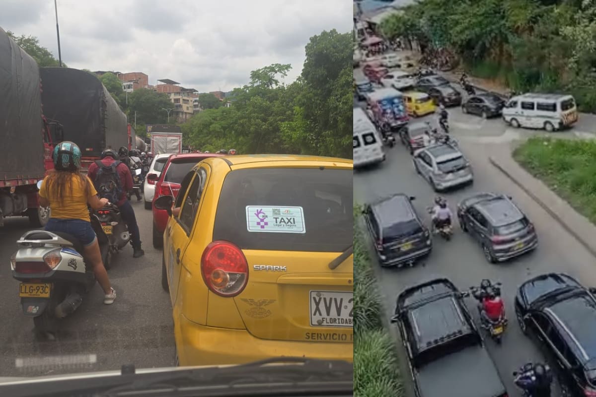Imágenes de la movilidad entre los municipios del área metropolitana.