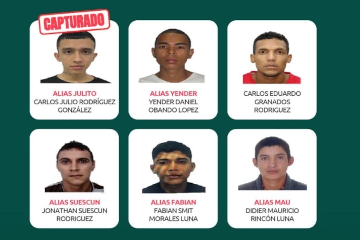 Tras captura de ‘Julito’ revelan cartel de los 5 buscandos por homicidio en Bucaramanga