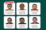 Revelan los rostros de los cinco hombres que siguen buscando las autoridades por homicidio en Bucaramanga