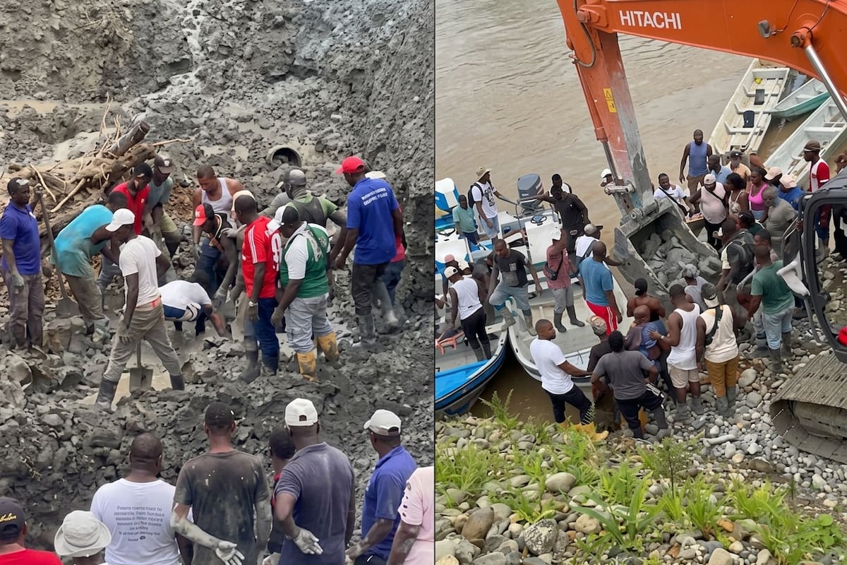 Tras colapso de mina de oro en Iscuandé se confirman 14 muertos, 12 eran mujeres. | Foto: Vanguardia