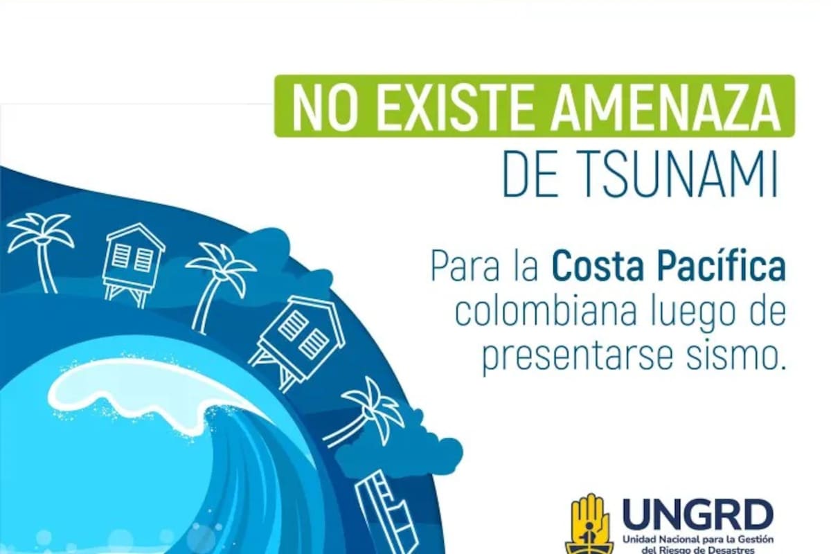 La UNGRD informó a través de su cuenta oficial en X sobre el sismo registrado este lunes en Colombia. Foto tomada de: x.