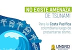 Tras el fuerte sismo de 7,4, Dimar descarta amenaza de tsunami en Colombia