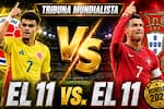 En vivo: Colombia vs. Portugal, así se comparan los dos onces por el liderato del grupo