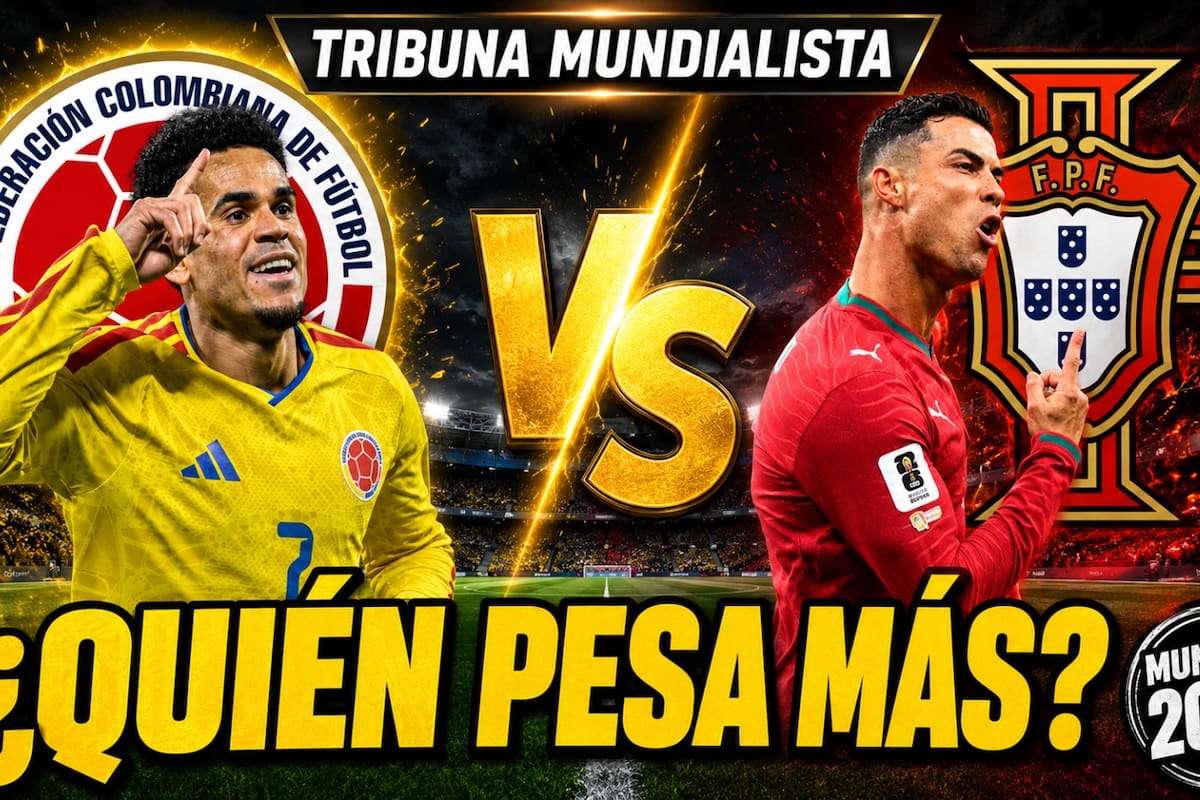 Colombia y Portugal se enfrentan este sábado 27 de junio en Miami para definir el liderato del Grupo K en el Mundial 2026.