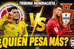 En vivo: Colombia vs. Portugal, ¿quién pesa más, Cristiano Ronaldo o Luis Díaz?