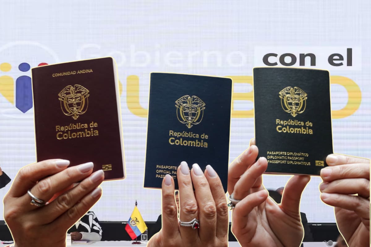 El Tribunal Administrativo de Cundinamarca ordenó suspender provisionalmente dos convenios relacionados con el nuevo modelo de producción de pasaportes. En apoyo con fotos de archivo.