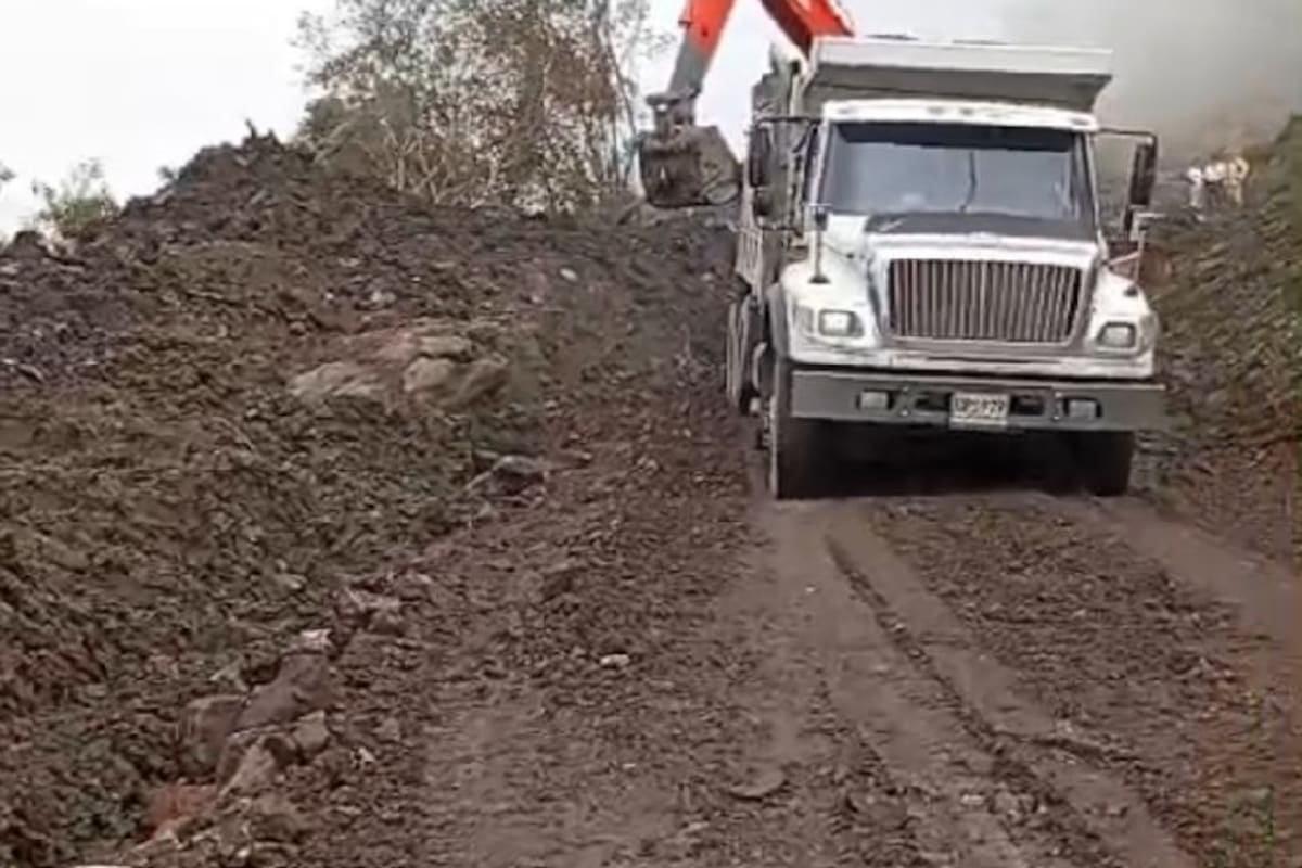 El tramo fue construido por la comunidad en diciembre de 2025.